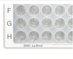 德国艾本德Eppendorf,96孔/V型底微孔板,DNA低吸附,孔无色,Eppendorf LoBind®,PCR洁净级,白色,80块(5包×16块)
