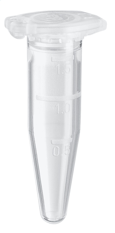 艾本德Eppendorf Safe-Lock Tubes, 1.5 mL, Biopur®生物纯级, 无色, 100 个, 独立包装货号 0030121589